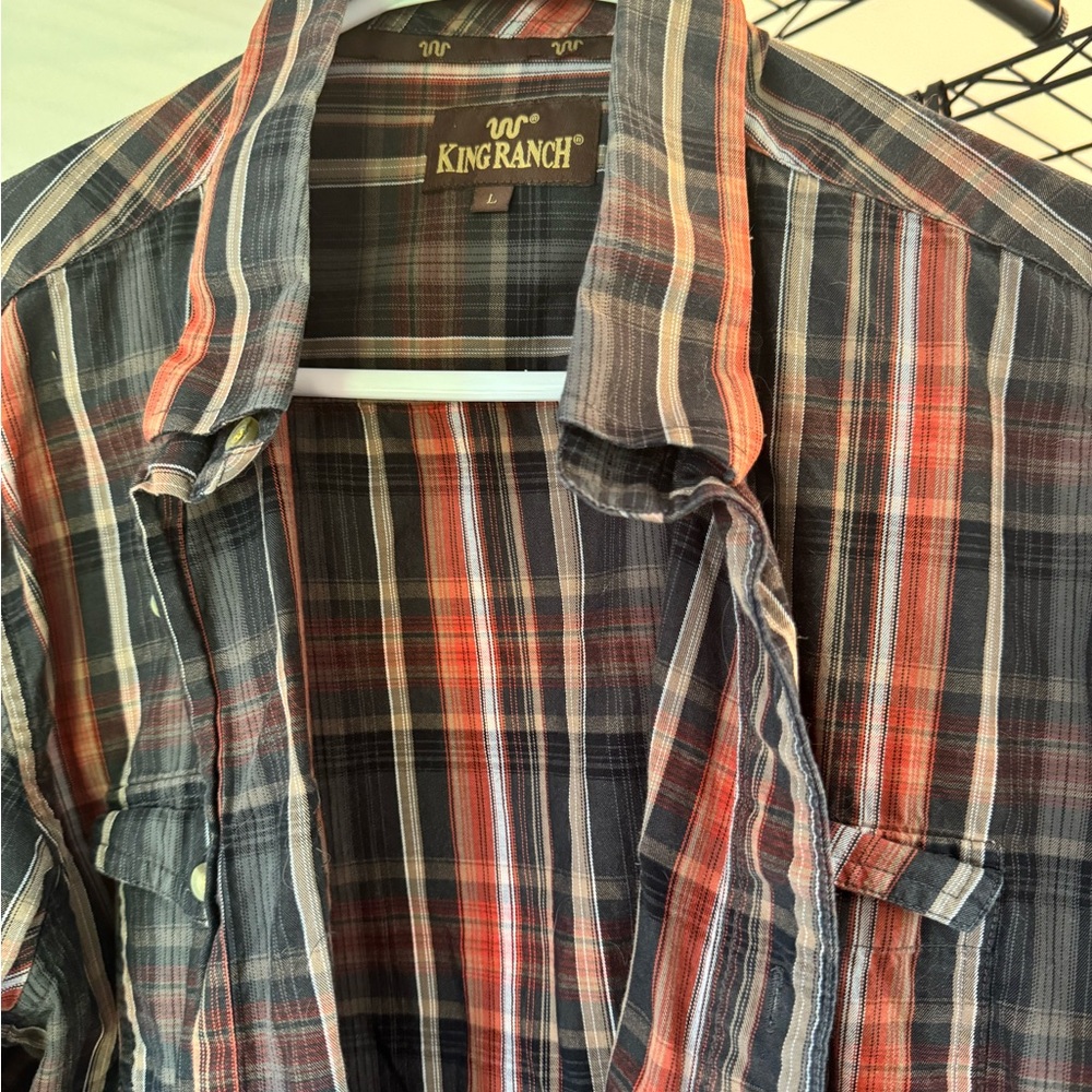 Men’s king ranch button down